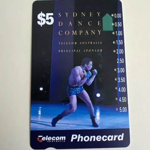 Telecom Sydney Dance Company 46982459 $5 Phonecard - nr mint USED