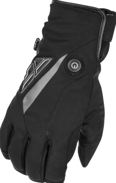 Fly Racing Title Adult Heated Riding Gloves Black LARGE 476-2930L