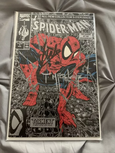Marvel Comics Spider-man The Legend . NM+signed. No COA