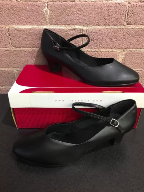 Ladies So Danca Black Character Shoe (CH50)