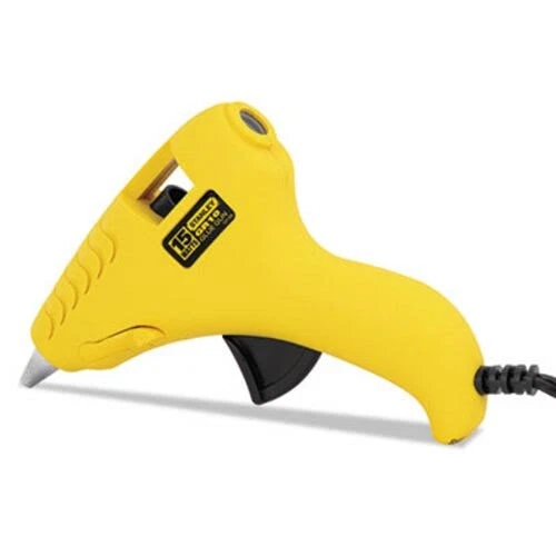 Stanley Mini GlueShot Hot Melt Glue Gun, 15 Watt, Yellow (BOSGR10)
