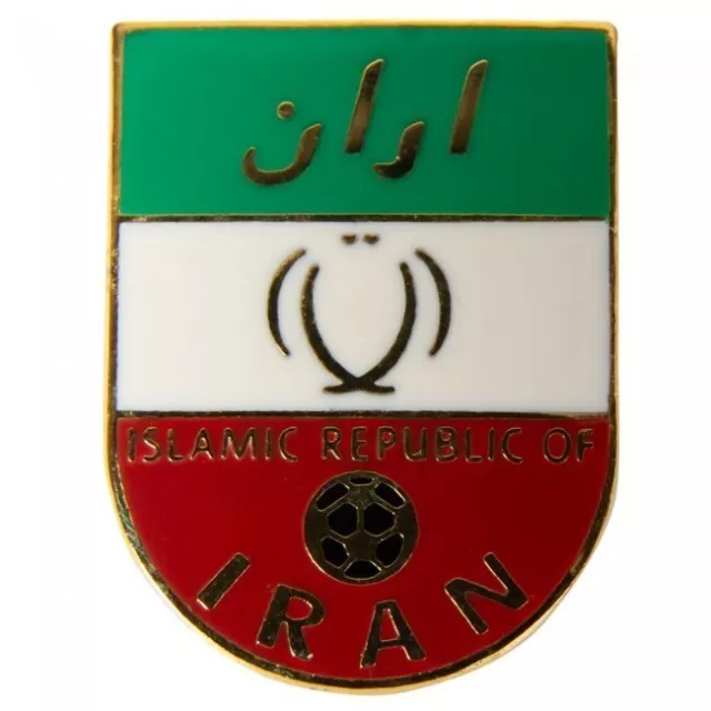 Iran football crest enamel soccer pin badge