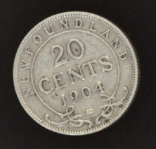 1904-H Newfoundland 20 cents