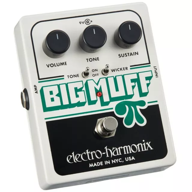 EHX Electro Harmonix Big Muff Pi with Tone Wicker Guitar Effects Pedal