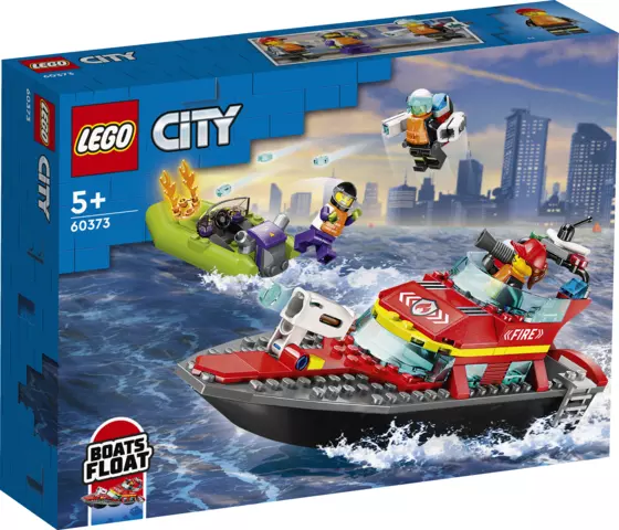 LEGO® City 60373 - Feuerwehrboot + NEU & OVP +