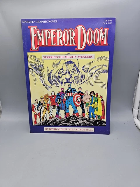 Emperor Doom w/ The Mighty Avengers (1986) Marvel Graphic Novel 2nd Print
