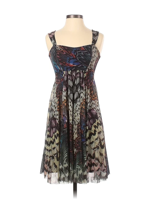 Elana Kattan Women Brown Casual Dress XS