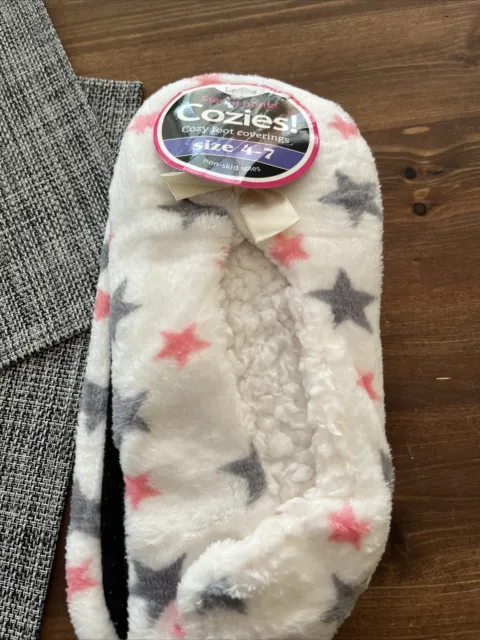 Ladies Slippers  Brand New Comfort Warm Fleece Memory Foam Sole