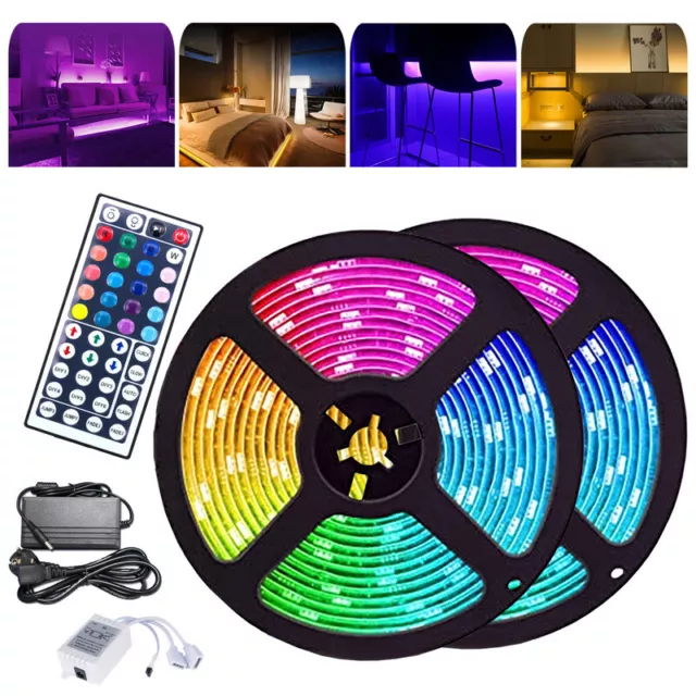 Bandes DEL bureau bande lumineuse 30/60 DEL RGB chaîne lumineuse 5050 SMD Strip