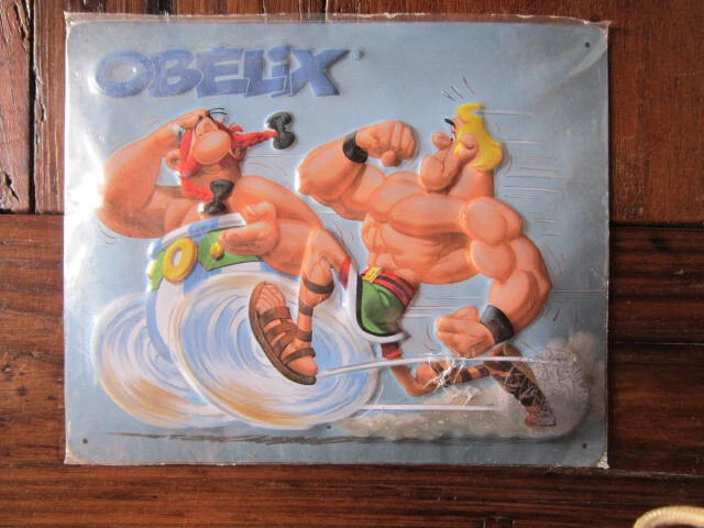 PLAQUE EMAILLEE ASTERIX Et Obelix - 2019 EUR 450,00 - FR