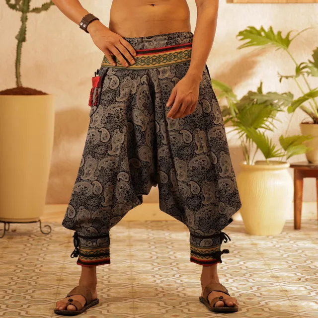 Harem Pant Aztec Mayan Hippie Comfy Yoga Festival Boho Gypsy Clothing Hippy