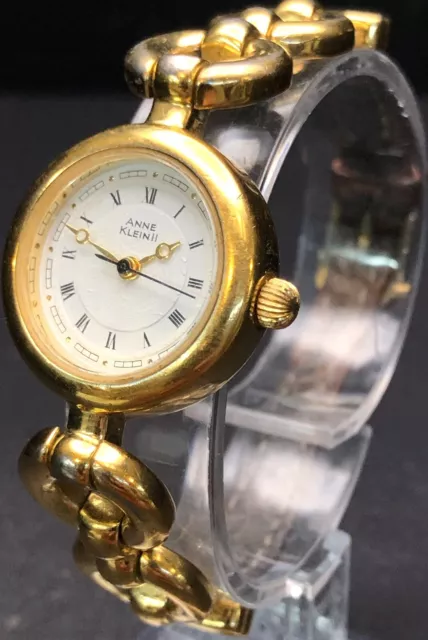 Vintage Women's Anne Klein Analog Watch - Untested - May Need Battery or Repair