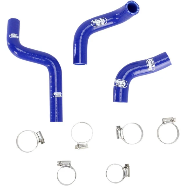 Moose Racing MBU-KAW-63-BL Radiator Hose/Clamp Kit  - Blue