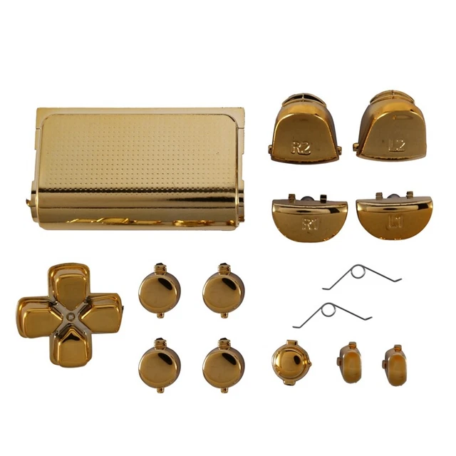 Replacement Repair Buttons with 2x Springs Set for PS4 Controller DualShock3178