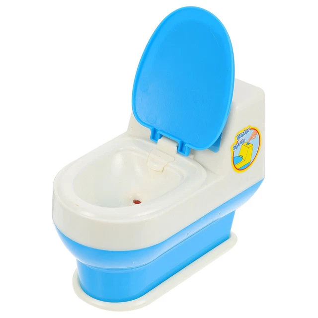 Inodoro simulado baño casa de muñecas diversidad niño