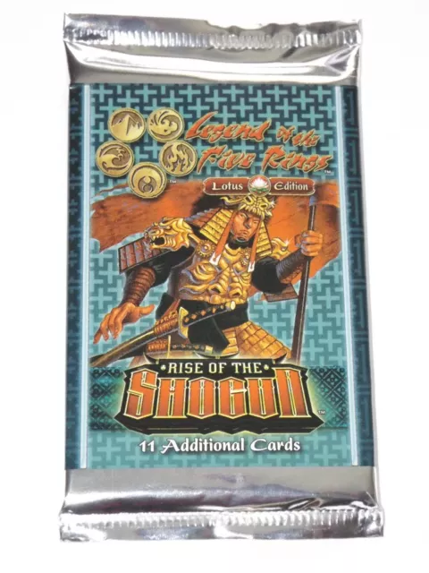 Legend of the Five Rings L5R CCG Rise of the Shogun Booster Pack New & Sealed