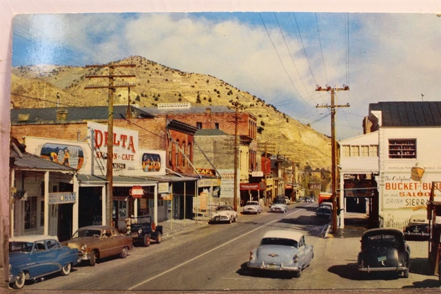 Nevada NV Virginia City Delta Saloon Bucket of Blood Postcard Old Vintage Card