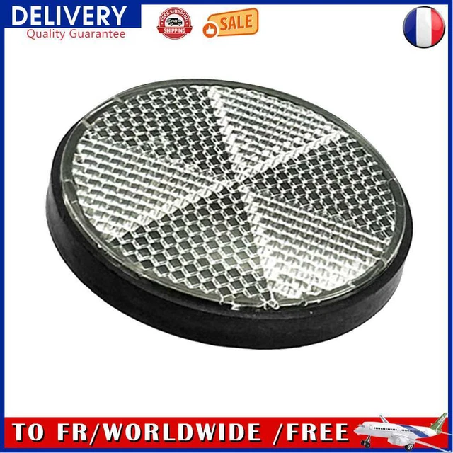 Reflector Sticker Safety Warning Reflectors for Motorcycle Bicycle (White)