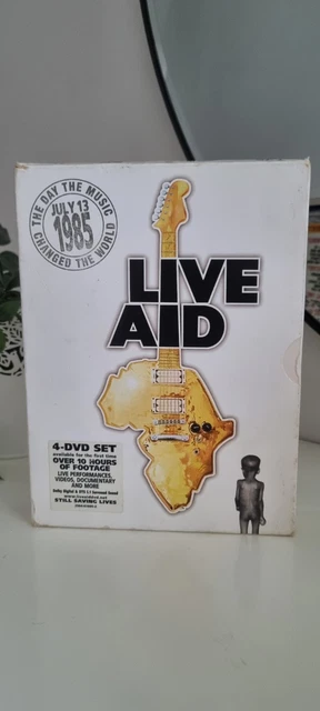 LIVE AID CONCERT July 13, 1985 - 4 DVD Box Set -Slipcase w