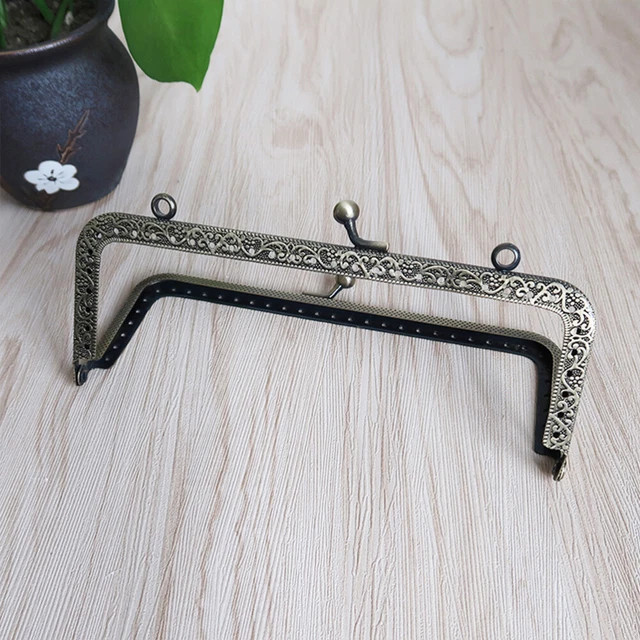 18 Cm Geldbörse Verschluss Rahmen Verschlussschloss Kupplung Quadrat Hardware-