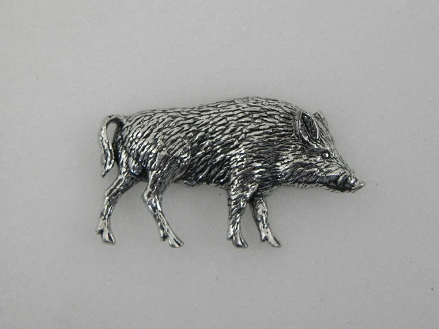 Jabalí Pin de Solapa Pin Jabalina Agujón Adorno Button Tablón de Notas 2