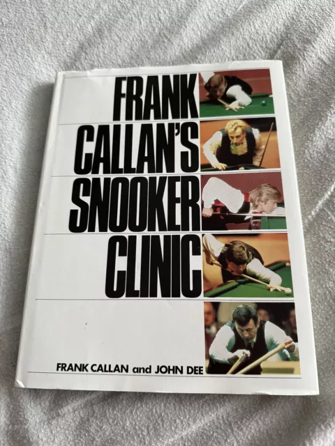 Frank Callan's Snooker Klinik! SELTENE Sammler festgedeckt signiert von Fred Davis!