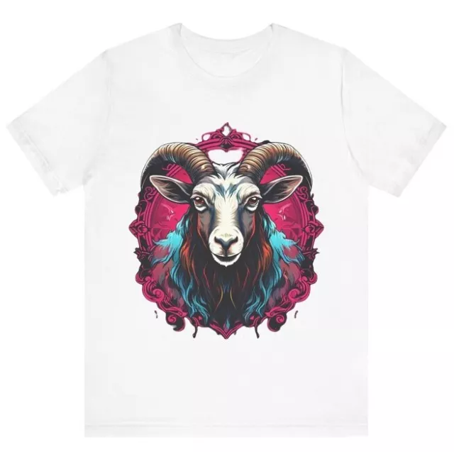 Unisex Jersey Short Sleeve Tee - Goat Graphic Unisex T-shirt