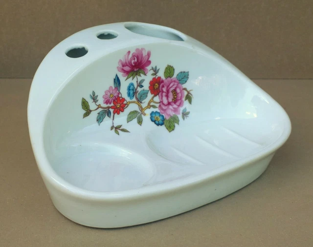 Porte-Savon Et Porte-Brosse à Dents En Porcelaine Beige – Lot Salle De Bain