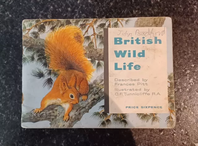 Brooke Bond Picture Cards British Wild Life Complete Set In Album.