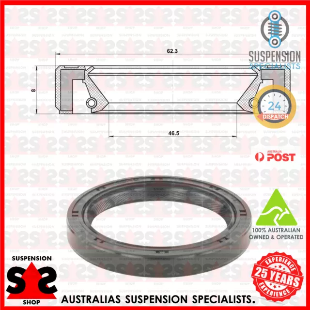 SHAFT SEAL, TRANSFER Case Suit TOYOTA LandCruiser 4.5 TD 32V 4x4 (VDJ79