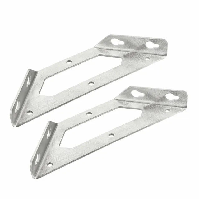 Shelf Angle Bracket Joint Support Corner Brace 105mmx105mm Stainless Steel, 4Pcs