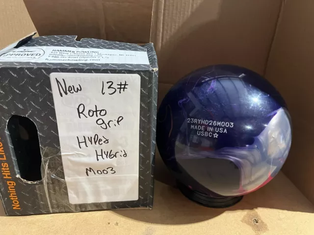 NEW 13LB ROTO Grip Hyped Hybrid Bowling Ball M003 $45.00 - PicClick