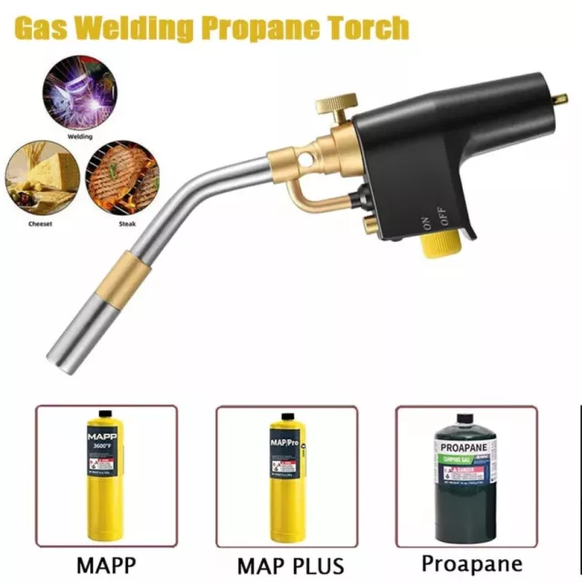 Gas Torch Mapp Gas Blow Torch Map Propane Gas Solderding Brazing Plumbers Tool