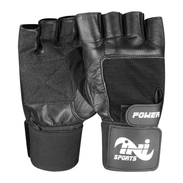 Gym Workout Best Weight Lifting Body Building Training Fitness Gloves with Strap