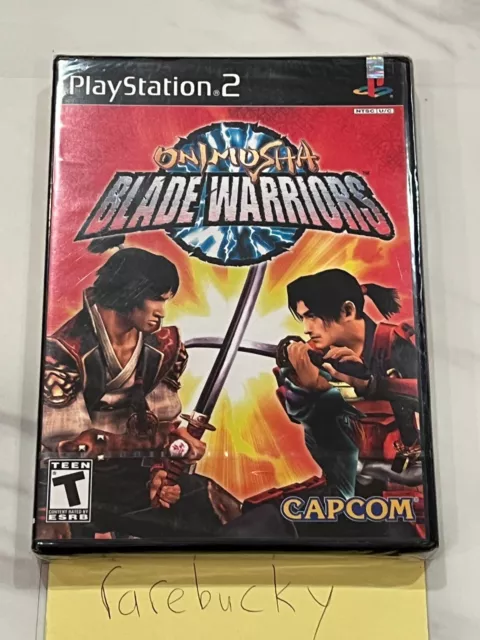 Onimusha Blade Warriors (Playstation 2 PS2) NEW SEALED Y-FOLD W/UPC, NEAR-MINT!