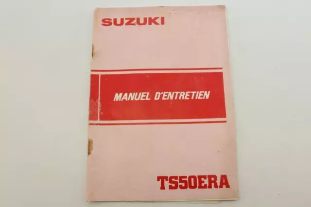 Manuale Utente per moto SUZUKI TS 50 ERA 1985 Per 1995