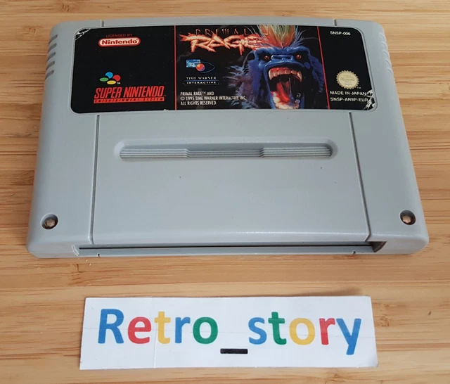 Super Nintendo SNES Primal Rage PAL