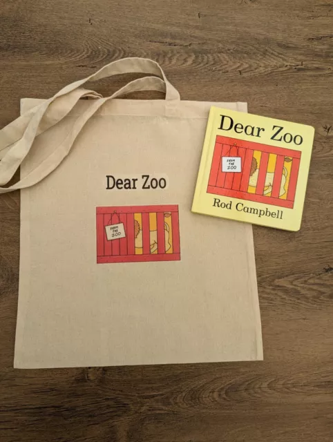 Dear Zoo - Story Sack - EYFS Printed Cotton Bag With Book