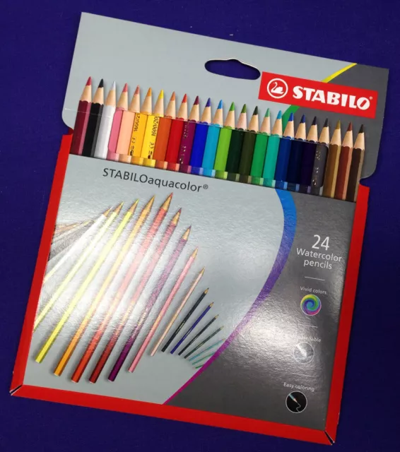 Lápices de color Aquacolor - Set 24, pintura, escritura, manualidades, hobby, decoración