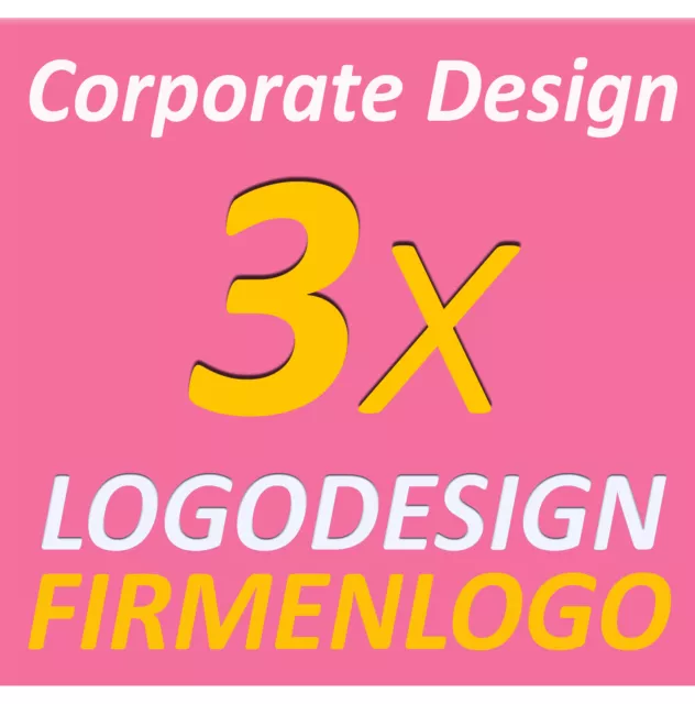 3x Logovorschläge Corporate Logo Firmengründung Design Incl. Vector Graphics