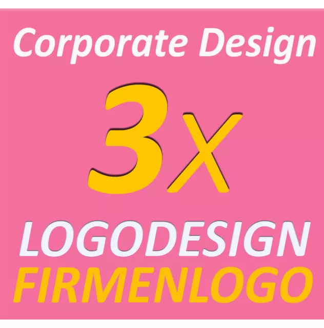 3x Logovorschläge Firmenlogo Firmengründung Corporate Design inkl. Vektorgrafik