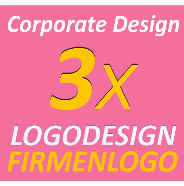 3x Logovorschläge Firmenlogo Firmengründung Corporate Design inkl. Vektorgrafik