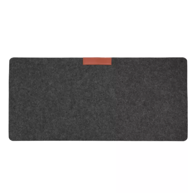 Office Computer Table Mat Keyboard Felt Laptop Cushion Mouse Pad (Grey) 2