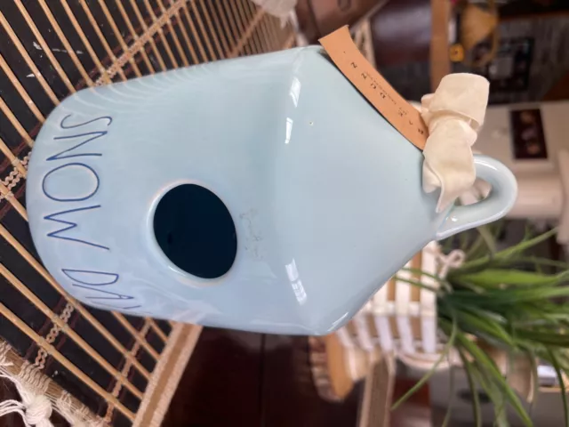 Rae Dunn light blue birdhouse christmas