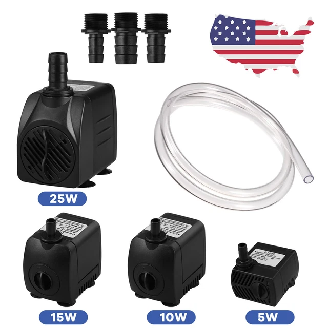 Submersible Water Pump Fish Tank Aquarium Water Pump/Hose Household Silent USA