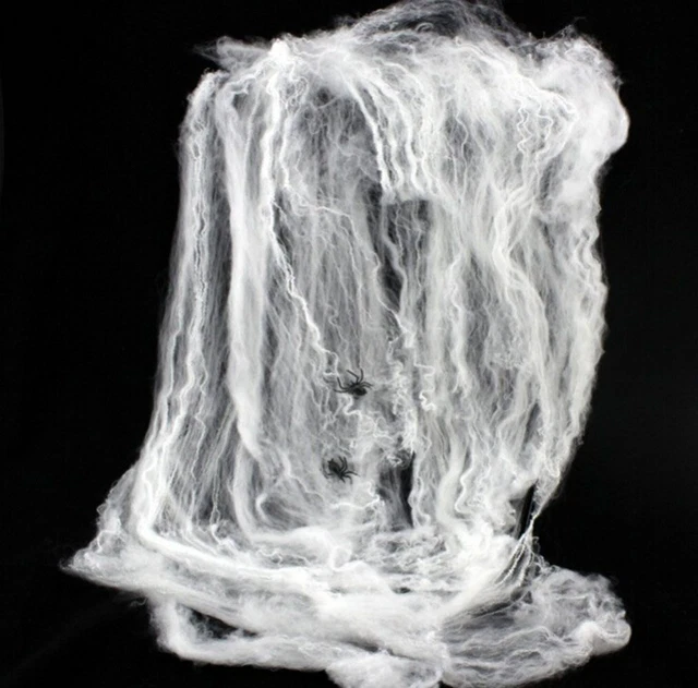 Halloween Decoration Spider Web Spiders Stretchable Cobweb Fancy Dress