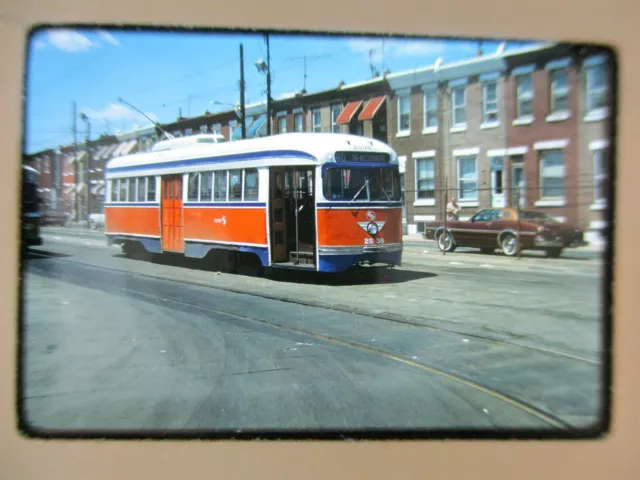 1976 SEPTA Westmoreland Loop Trolley Philadelphia PA 35mm Kodachrome Photo Slide