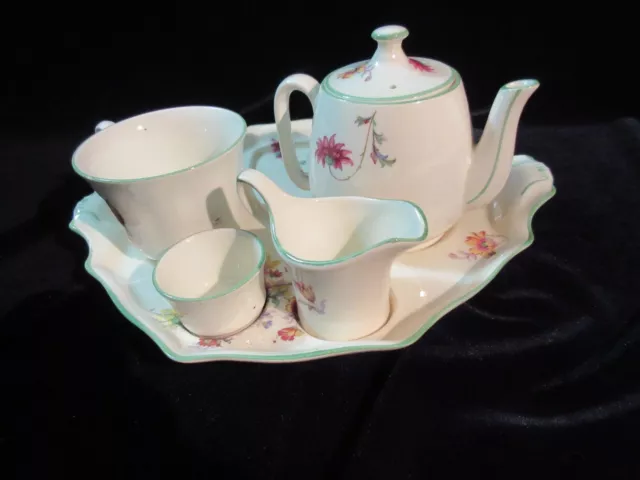 Early Vintage Royal Winton Grimwades Contess Floral Breakfast Set