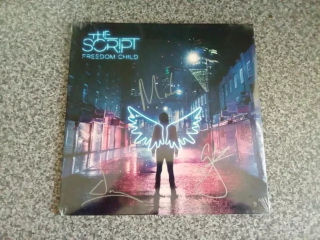 Signed - The Script - Freedom Child - Black Vinyl LP From 2017 MINT & SEALED!