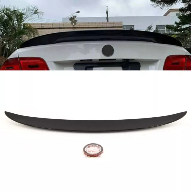 BMW 3 Series E92 Coupe 2006- Rear Trunk Boot Spoiler MP Style Gloss Black